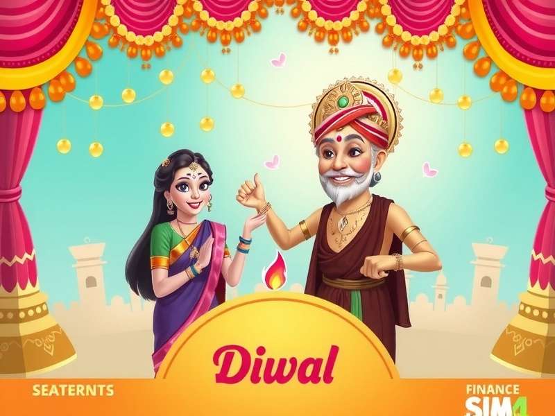 Finance Guru Sim Diwali Celebration Finance Guru Sim Diwali festival event